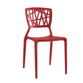 Plastic Dining Side Chair Stacking Vinyl Armless Cafe Outdoor Chairs