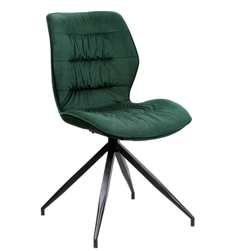 Modern Style Restaurant Home Furniture Four Spider Legs Metal Rotating Leisure Chair(ZG23-055)