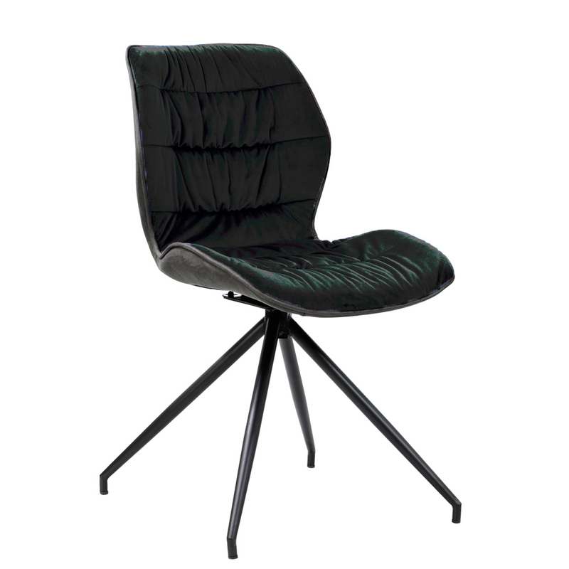 Modern Style Restaurant Home Furniture Four Spider Legs Metal Rotating Leisure Chair(ZG23-055)