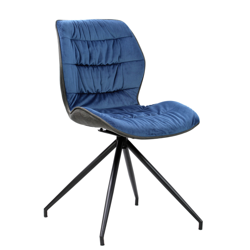 Modern Style Restaurant Home Furniture Four Spider Legs Metal Rotating Leisure Chair(ZG23-055)