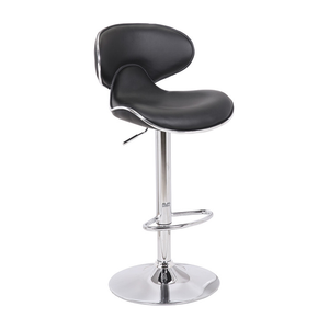 Beige PU Ergonomic Backrest Footstool Bar Chair 360 Rotary Counter Stool ZG18-017
