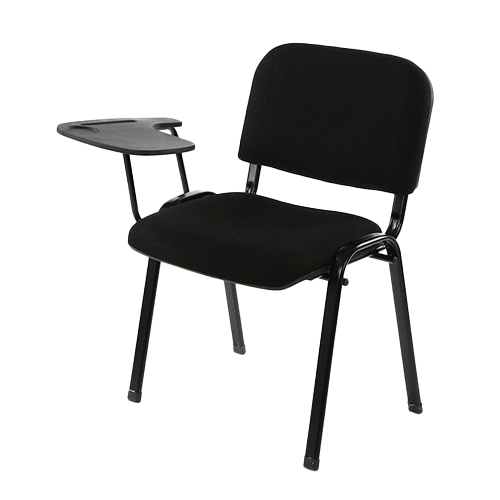 Modern Fabric Conference Office Chair Reception Office Chair with Armrest with Writing Pad (ZG22-003)