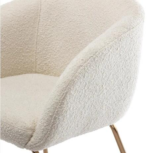 Nordic Design Living Room Metal Legs Home Furniture Soft Dining Chair(ZG23-076)