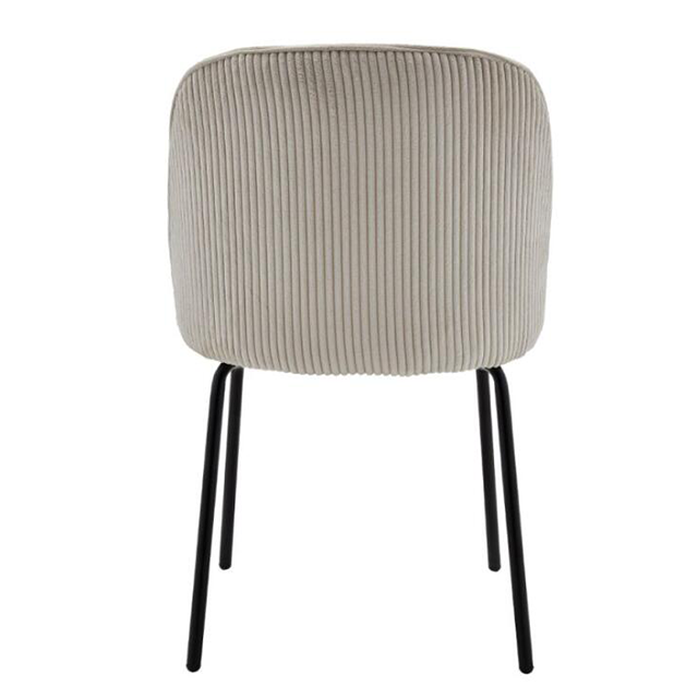 Modern Design Fabric Seat Comfortable Restaurant Metal Dining Chair(ZG23-071)