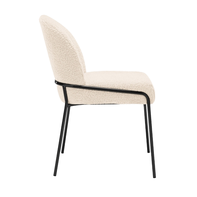 New Design Modern Vintage Style Restaurant Velvet Luxury Backrest Dining Chair(ZG23-072)