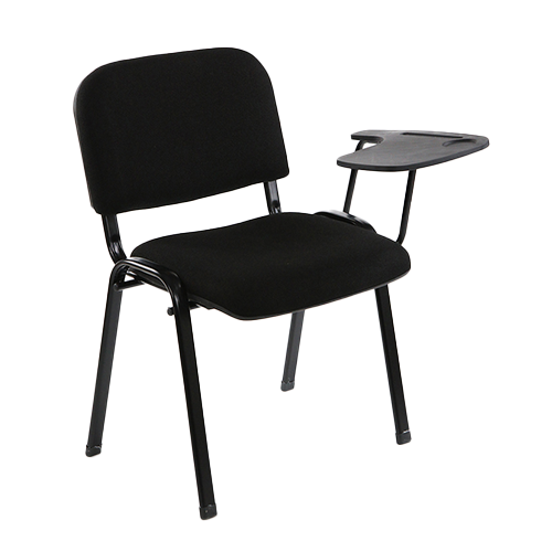 Modern Fabric Conference Office Chair Reception Office Chair with Armrest with Writing Pad (ZG22-003)