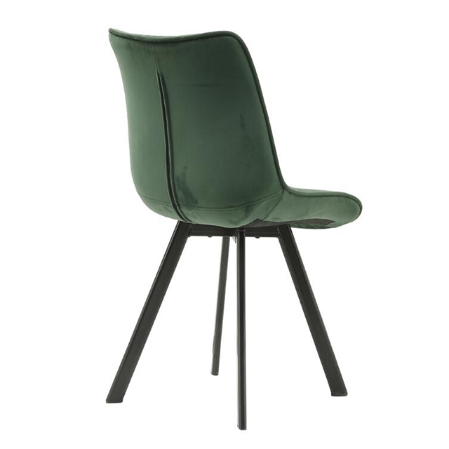 Hot Selling Hotel Home Restaurant Leisure Chair Modern Stylish Velvet Luxury Comfortable fabric Furniture Dining Chair(ZG23-067)