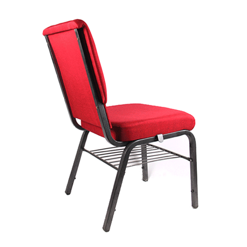China Wholesale High Quality 21 Inch Wide Black Fabric Metal Auditorium Chair Church Worship Chair (ZG13-003)