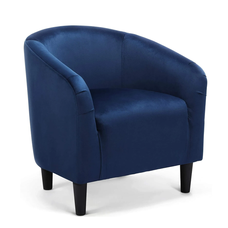 Wholesale Furniture Hot Selling Fabric Tub Wood Leisure Chair for Living Room(ZG19-001)