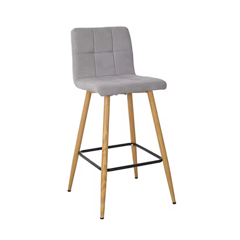 Hot Selling High Quality Modern Restaurant Dining Chair Solid Wood Stool Wood Bar Chair (ZG25-017)