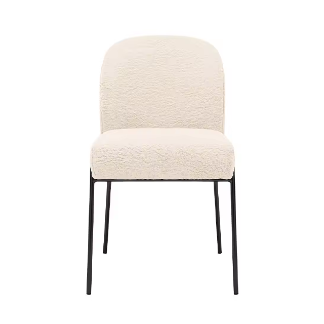 New Design Modern Vintage Style Restaurant Velvet Luxury Backrest Dining Chair(ZG23-072)