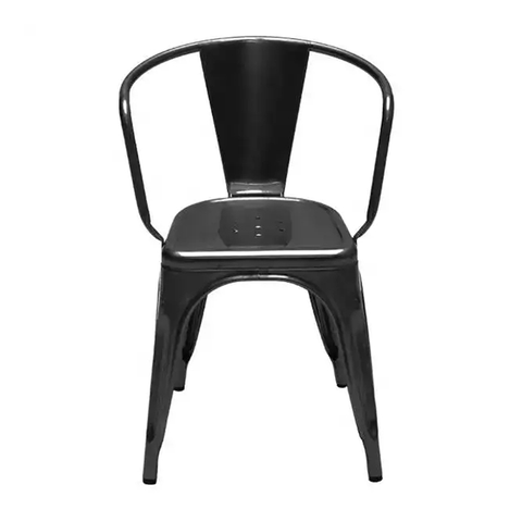 Metal Restaurant Hotel Cafe Indoor Outdoor Armchair Modern Garden Furniture Dining Chair (ZG23-016)