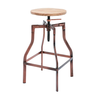Modern Height Adjustable Metal Restaurant Cafe Home Dining Chair Bar Stool  (ZG21-062)