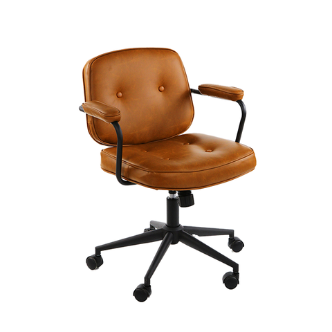 Hot Selling Modern PU Leather Commercial Furniture Comfortable Computer Desk Adjustable Gas Lift Mesh Office Chair (ZG27-030)