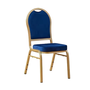 Wholesale High Quanlity and Low Price Fabric Stackable Bistro Metal Dining Banquet Chair(ZG50-007)