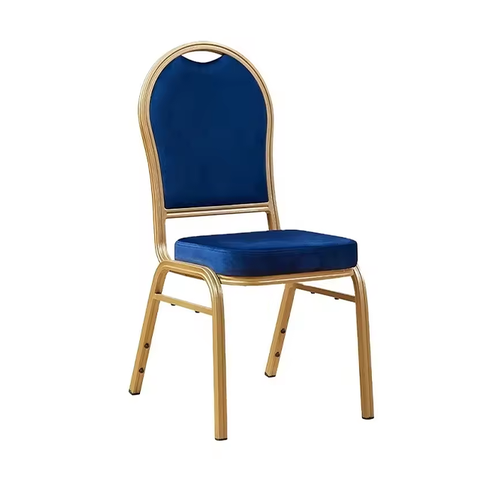 Wholesale High Quanlity and Low Price Fabric Stackable Bistro Metal Dining Banquet Chair(ZG50-007)