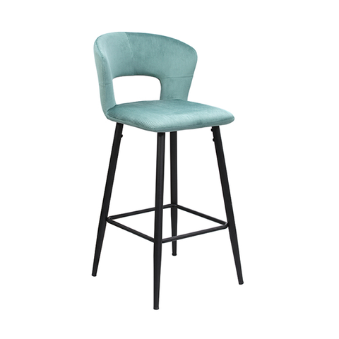 Wholesale Comfortable Home Furniture Hotel Restaurant Upholstered Bar Stools Chair(ZG21-005)