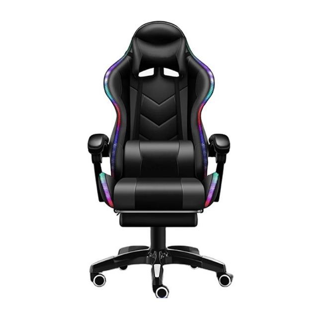 New Style Factory Wholesale PU Leather Reclining Gamer Chair LED Light Bar Racer Gaming Chair(ZG27-051)
