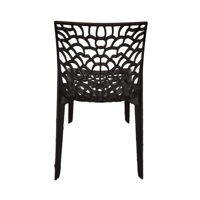 Wholesale Durable Armless Pure Plastic Lightweight Stackable Dining Chair for Home Restaurant Cafe Hotel Outdoor Events(ZG50-037)