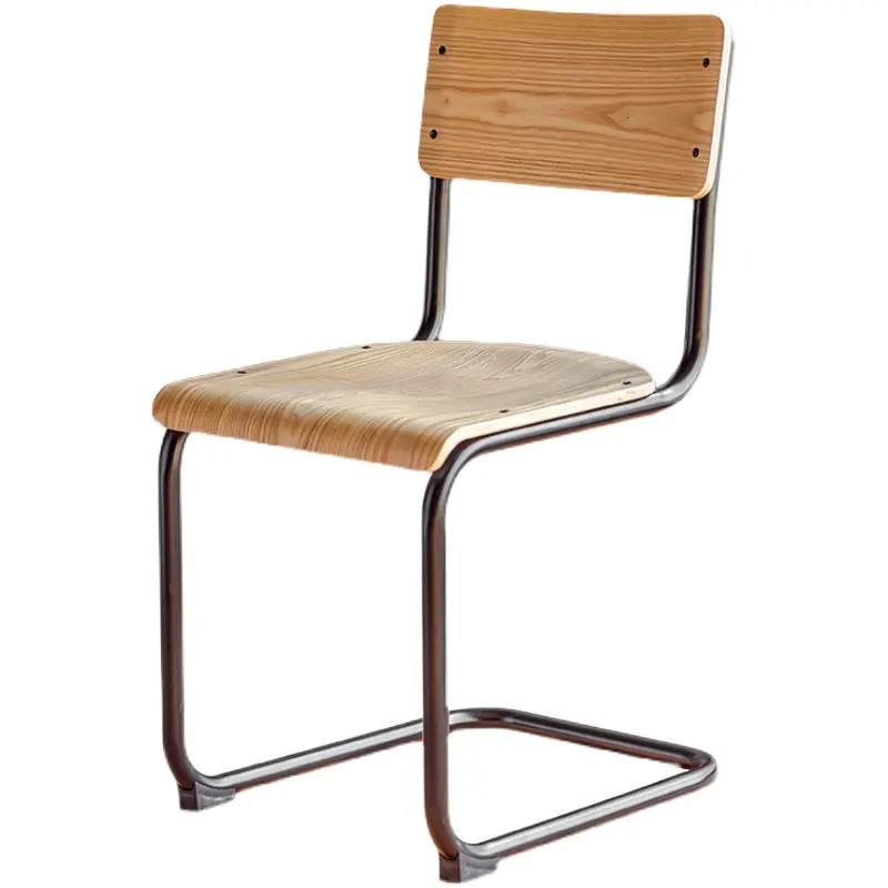 Middle Ancient Northern Europe Style Model Dining Chair Home Simple Solid Wood Backrest Vintage Leisure Chair(ZG23-105)