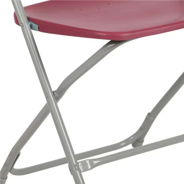 China Wholesale Modern PP Plastic Seat Metal Popular Simple Garden Folding Chair(ZG26-001)