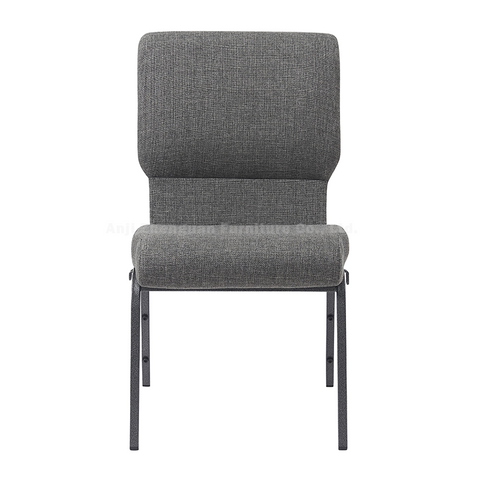 High Quality Cheap 18.50 Inch Wide Fabric Metal Auditorium Chairs Church Worship Chair Stackable (ZG13-002)