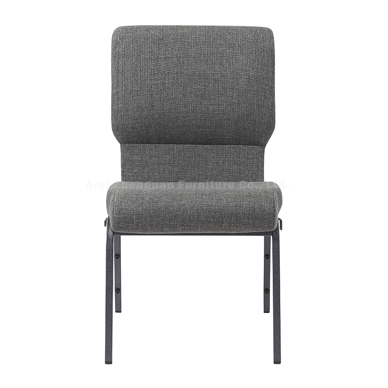 High Quality Cheap 18.50 Inch Wide Fabric Metal Auditorium Chairs Church Worship Chair Stackable (ZG13-002)