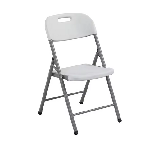 Most Popularity for Party Metal Frame White Outdoor Furniture Portable Modern Garden Plastic Folding Chair(ZG26-015)