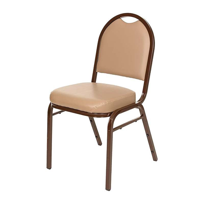 China Factory Supply Modern Simple Household Stackable Bistro Metal Banquet Chair (ZG10-006)