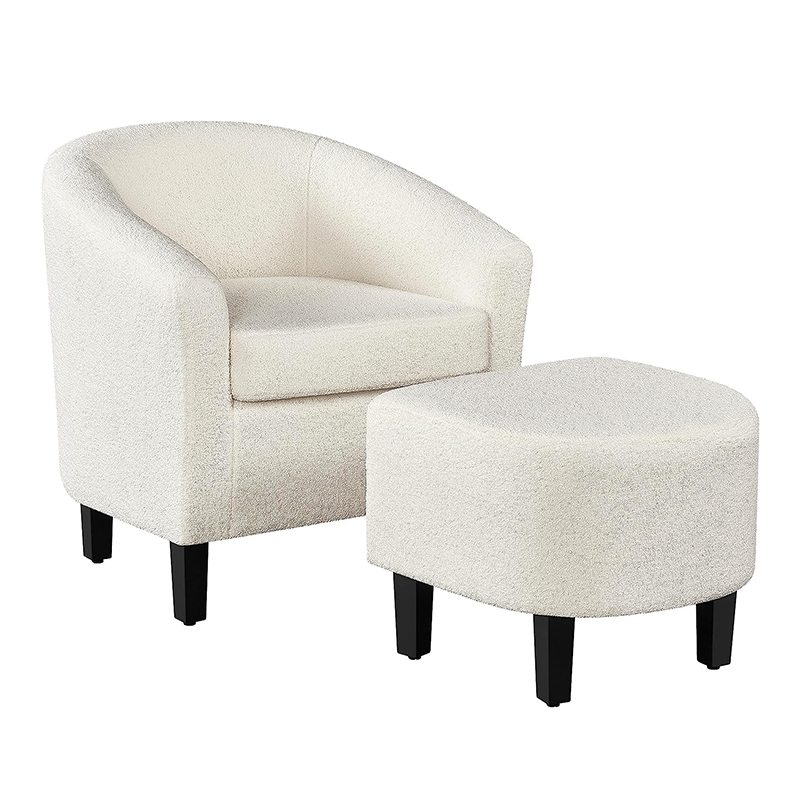 Wholesale Furniture Hot Selling Fabric Tub Wood Leisure Chair for Living Room(ZG19-001)