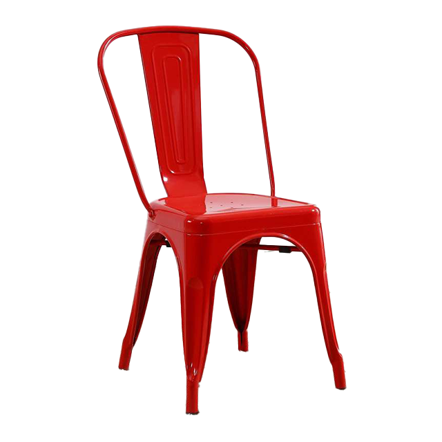 Modern Metal Vintage Restaurant Kitchen Bar Chair Metal Tolix Industrial Bistro Dining Chair (ZG23-012)