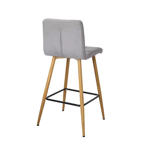 Hot Selling High Quality Modern Restaurant Dining Chair Solid Wood Stool Wood Bar Chair (ZG25-017)