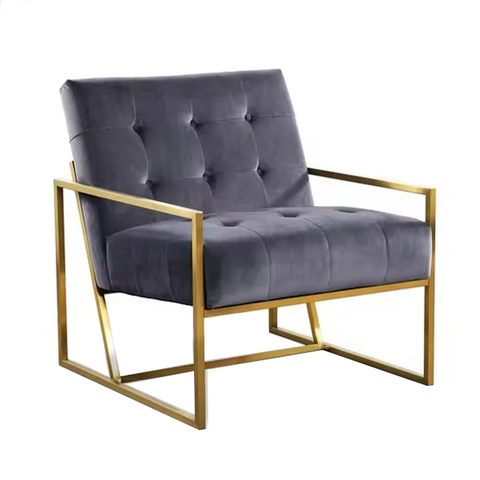 Manufacturer Metal Home Dining Furniturel Leisure Chair with Armrest (ZG20-063)