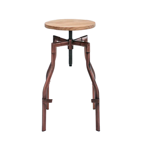 Modern Height Adjustable Metal Restaurant Cafe Home Dining Chair Bar Stool  (ZG21-062)