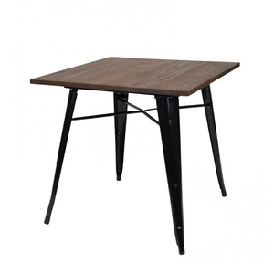 Metal Restaurant Hotel Cafe Modern Garden Furniture Dining Table (ZG23-020)