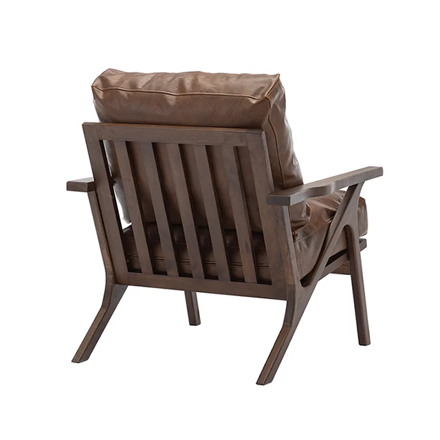 Wholesale Home Furniture Modern Dining Room Sitting Lounge Wood Leisure Chair(ZG19-018)