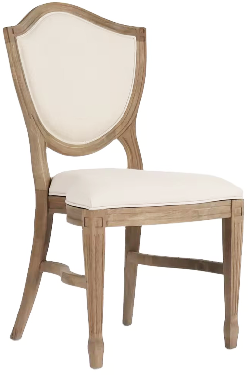 Anji ZG Manufacture Stackable Hotel Indoor Solid Wood Cane Padded Backrest Louis Chair for Wedding Dining Event (ZG16-081)