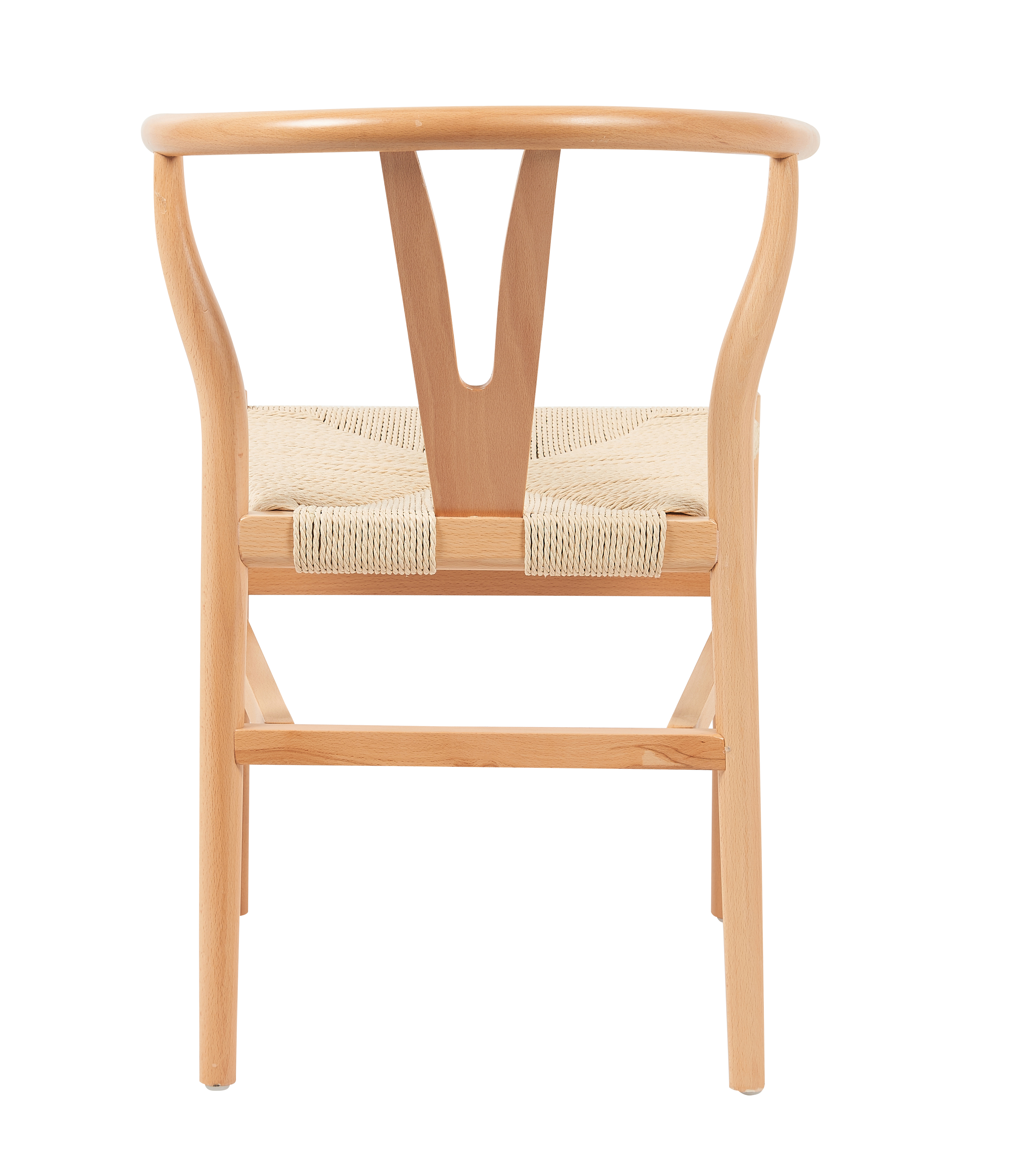 Wholesale Modern Furniture Classic New Chinese Style Paper String Cushion Solid Wooden Dining Chair for Dining Hotel Cafe Restaurant Wedding (ZG16-012)