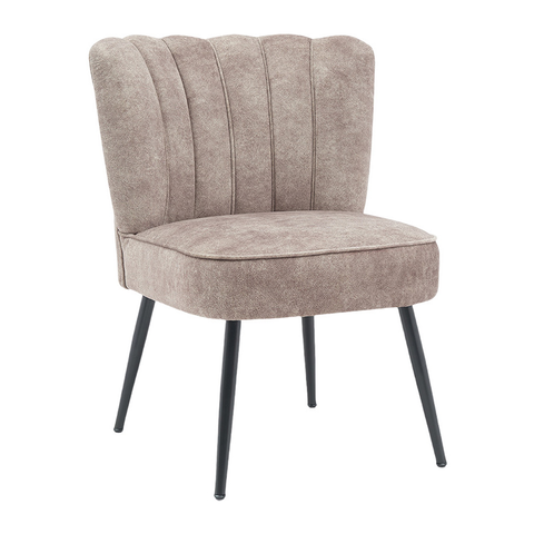 Leading Technology Cheap Lounge Leisure Facilities Velvet Brown Living Room China Accent Chairs(ZG20-055)