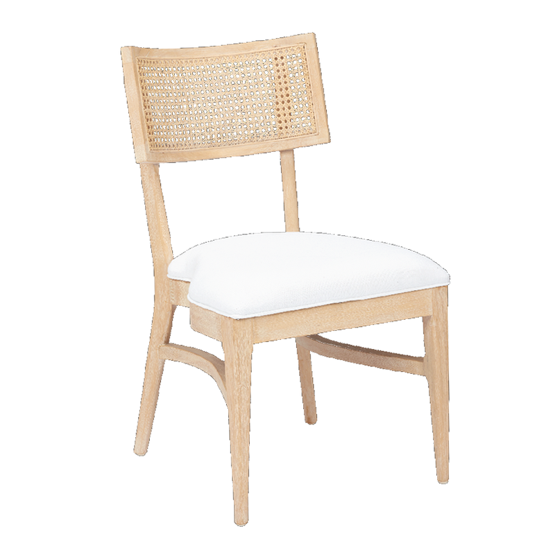 Manufacturer Premium Solid Wood Wedding Rattan Cane Wicker Square Back Stackable Dining Chair with Padded Seat for Hotel Party Event Rental (ZG16-022)