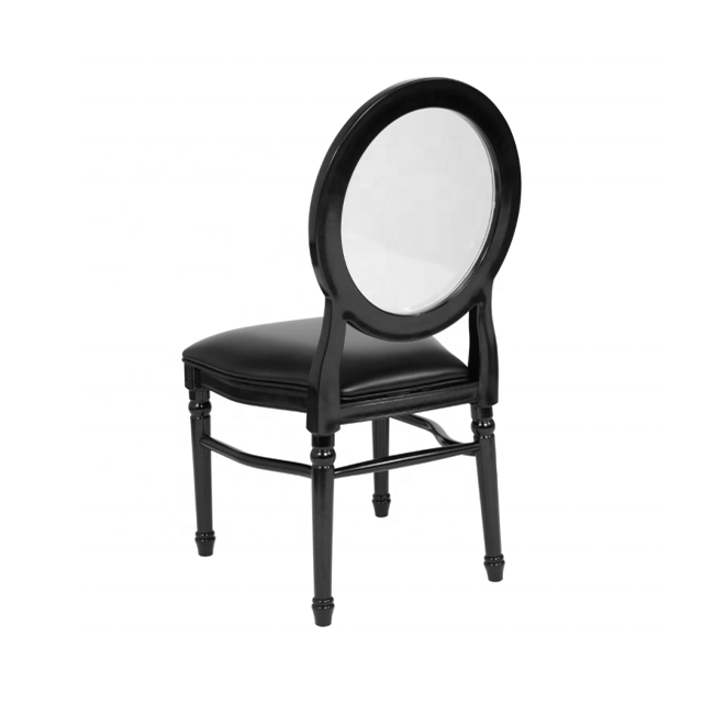 Wood Louis Chair Limewash Padded Back Stackable Indoor Furniture Hotel Restaurant Dining Rental Louis Chair ZG16-066ST