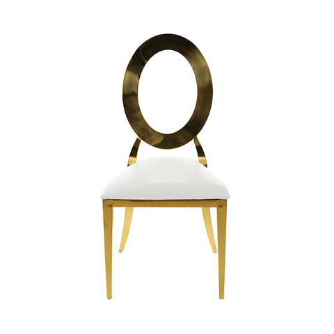 Factory Supply Simple Household Vintage Design Metal Banquet Wedding Dining Chair (ZG50-009)