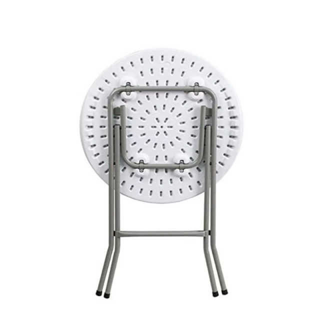 Hot Sale Durable 24'' Folding Plastic Round Table for Outdoor Events Party Restaurant Bar