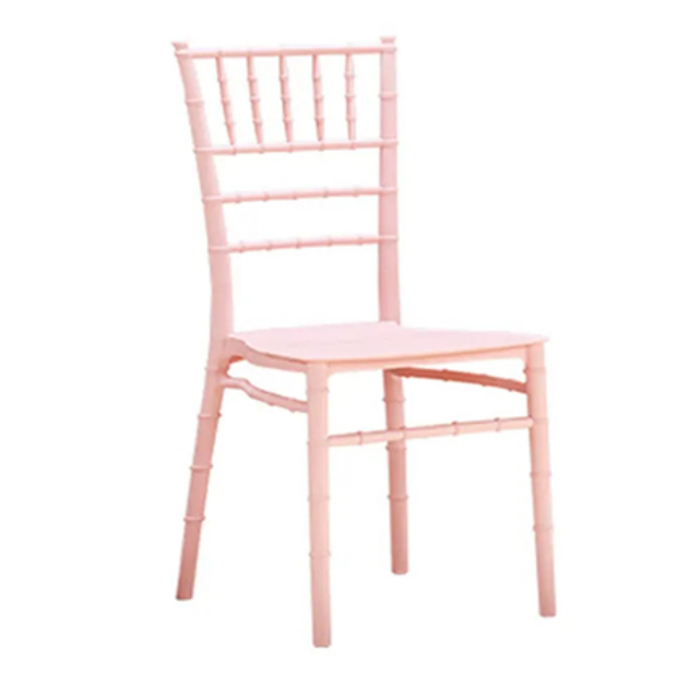 Lightweight Chiavari PP Plastic Stackable Chair for Garden Wedding Banquet Party Event (ZG50-028)