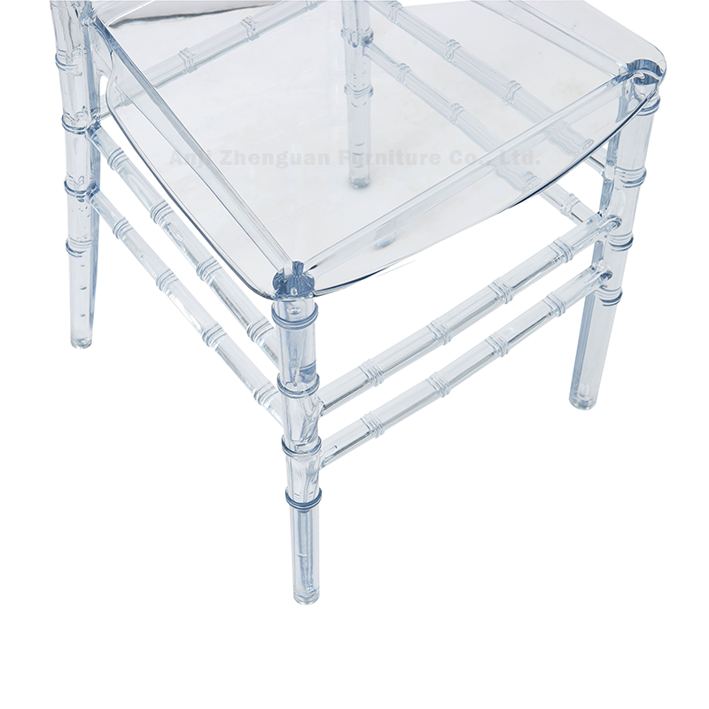 Hot Sale Banquet Clear Plastic Resin Transparent Event Dining Plastic Chairs for Wedding (ZG50-001)
