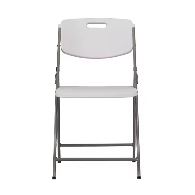 Hot Sale Popular Plastic Folding Chair Outdoor White Easy Carry Camping Chair(ZG26-017)