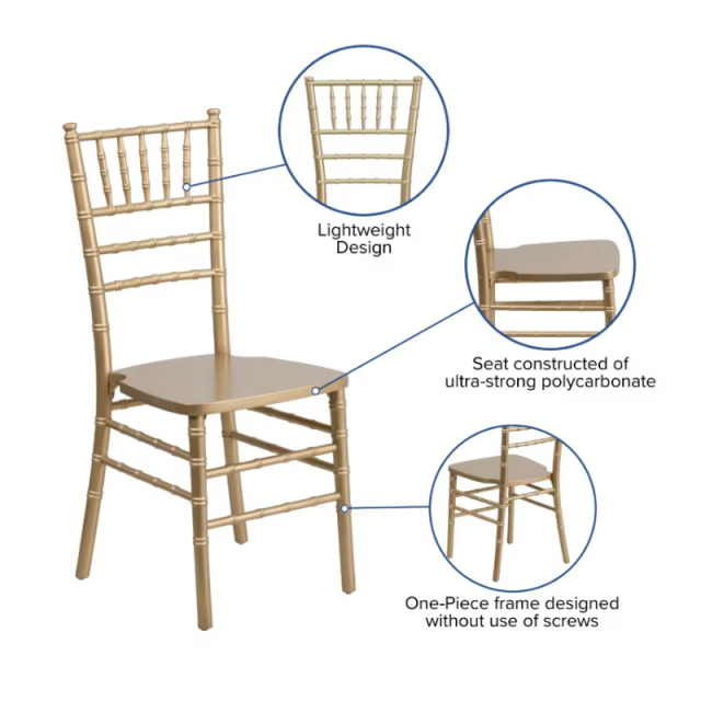 Hot Sale Modern Simple Tiffany Restaurant Hotel Steel Wedding Stackable Banquet Chair(ZG50-003)