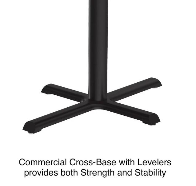 Black Metal Table Legs Cross Base Support Frame Coffee Shop Tulip Table Base BASE3636