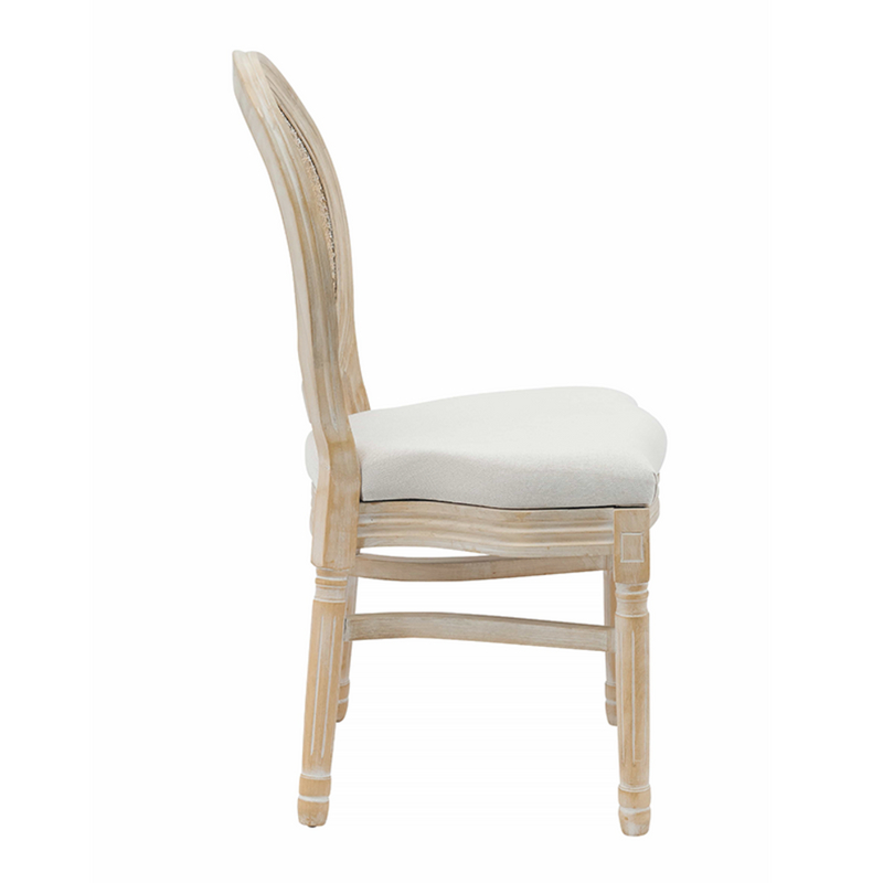 Anji ZG Manufacturer Wood Frame Stackable Rattan Back Cane Back King Louis Chair for Wedding Dining Event Rental (ZG16-023)