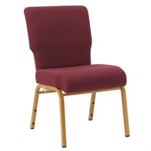 20.5 Inch Wide Black Fabric Color Silver Vein Steel Frame Stackable Church Worship Auditorium Chair (ZG13-010)